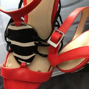 Alvin Klein leather wedge